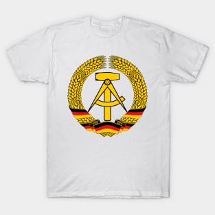 DDR GDR East Germany Herb Logo Hammer Transparent T-Shirt